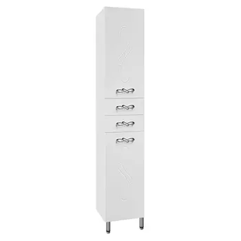 Пенал для ванной Style Line Венеция 360 (2 ящика) белый