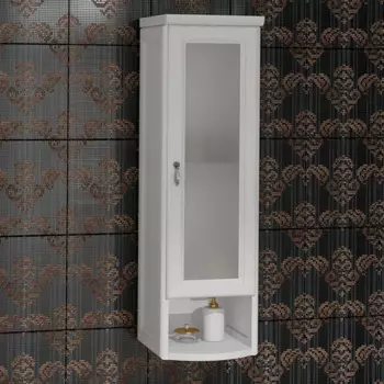 Шкаф для ванной Opadiris Клио 30 белый матовый петли справа