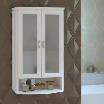 Шкаф для ванной Opadiris Клио 60 белый матовый