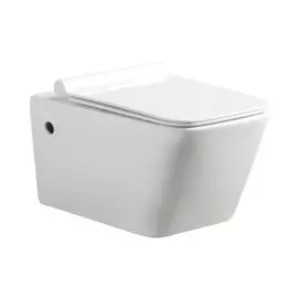 Подвесной унитаз Aquanet Tavr-W Rimless с сиденьем