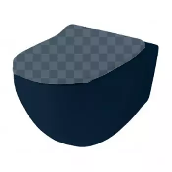Подвесной унитаз ArtCeram File 2.0 FLV004 36 00 notte без сиденья