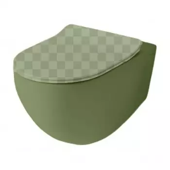 Подвесной унитаз ArtCeram File 2.0 FLV004 44 00 verde salvia без сиденья