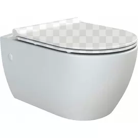 Подвесной унитаз Boheme Spectre 963-WM белый матовый, без сиденья