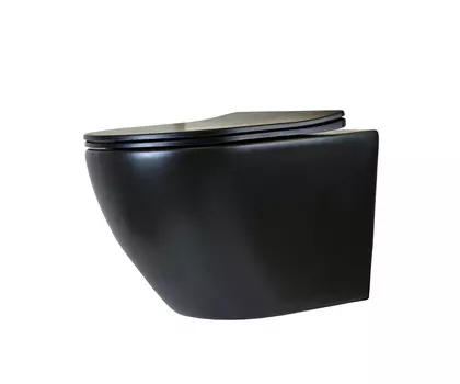 Подвесной унитаз Bronze de luxe Scandi 2010-BM матовый черный