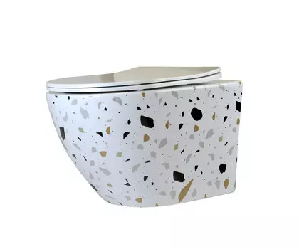 Подвесной унитаз Bronze de luxe Терраццо Терраццо 2092-W