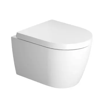 Подвесной унитаз Duravit Me By Starck Rimless 45300900A1 с сиденьем