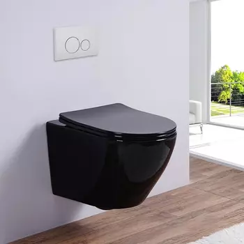 Подвесной унитаз Esbano Azalea Black
