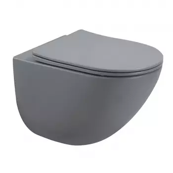 Подвесной унитаз Esbano Lotus Matt Grey