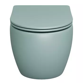Подвесной унитаз Grossman Color GR-4411MNMS мятный матовый