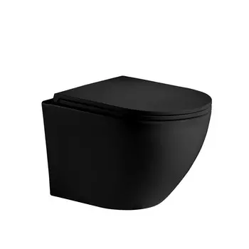 Подвесной унитаз WeltWasser Merzbach 004 MT-BL черный матовый