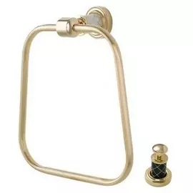 Полотенцедержатель Boheme Murano 10905-B-G черный/золото