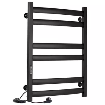 Электрический полотенцесушитель Laris Гранд ЧКЧ П6 50х70 левый черный