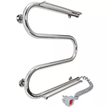 Электрический полотенцесушитель Laris Змеевик М-обр. 25 ПС3 25 500/500 правый с полкой