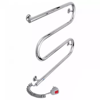 Электрический полотенцесушитель Laris Змеевик М-обр. 25 ПС3 600х500 левый