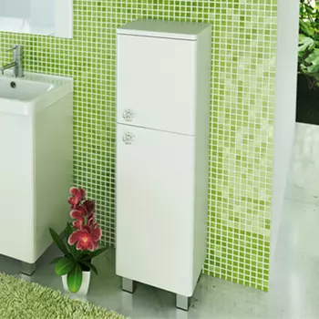 Полупенал для ванной Comforty Флоренция 35 белая