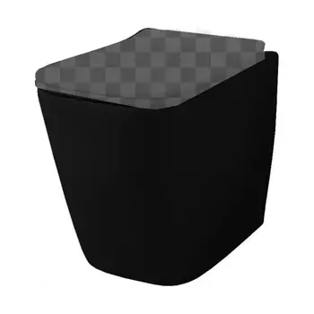 Приставной унитаз ArtCeram A16 ASV004 03 00 черный без сиденья