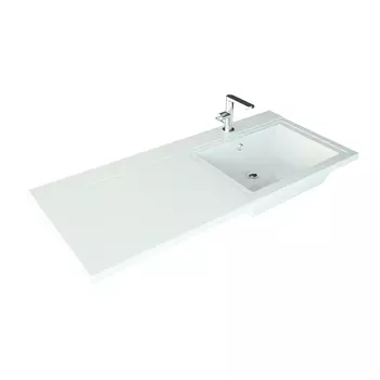 Раковина Andrea Cosmos 110 правая с комплектом кронштейнов