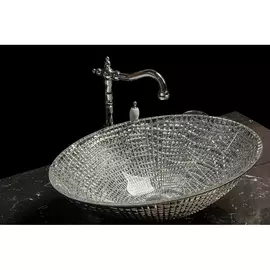 Раковина Boheme Neo-Art 815 серебро