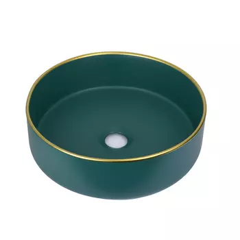 Раковина Bronze De Luxe 1054 зелёная