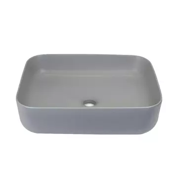 Раковина Bronze De Luxe Scandi 6127-GM серая