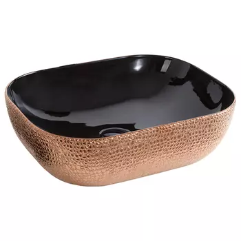 Раковина CeramaLux Line D1302H024 черная медная