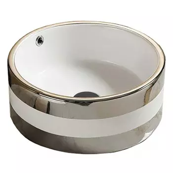 Раковина CeramaLux NC C1056 белая серая