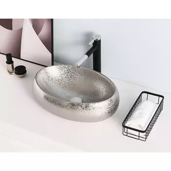 Раковина Gid 9030s серебристая