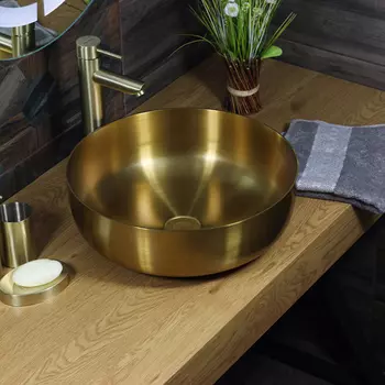 Раковина Melana Lake 400G золото