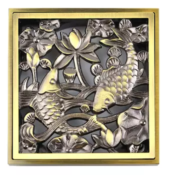 Решетка для трапа Bronze De Luxe 10х10 21980