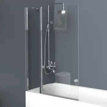Шторка для ванны BelBagno Uno V-11-100/150-C-Cr