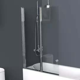 Шторка для ванны BelBagno Uno V-2-100/150-C-Cr