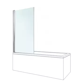 Шторка для ванны Berges River S 80х140