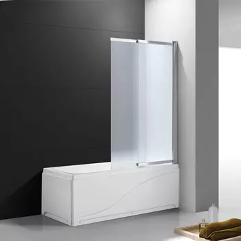 Шторка для ванны Cezares Slider VF11 90/150 P Cr матовое стекло, профиль хром