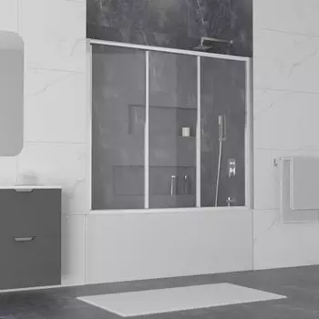 Шторка для ванны RGW SC-41 180х150 стекло прозрачное