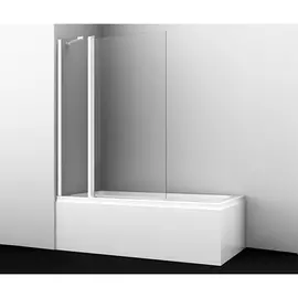 Шторка для ванны WasserKRAFT Berkel 140х110 48P02-110WHITE Fixed