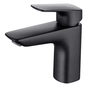 Смеситель Акватек Вега AQ1010MB для раковины черный матовый