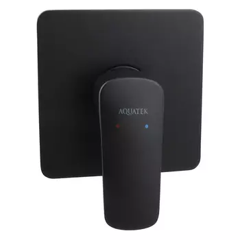 Смеситель Акватек Вега AQ1066MB для душа черный матовый
