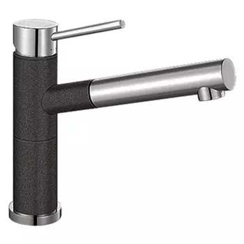 Смеситель Blanco Alta-S Compact хром/антрацит для кухни