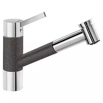 Смеситель Blanco Tivo-s хром/антрацит для кухни