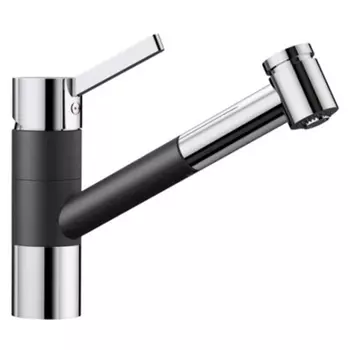 Смеситель Blanco Tivo-S хром/черный для кухни