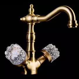 Смеситель Boheme Crystal 312-CRST для раковины