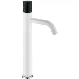 Смеситель Boheme Stick 122-W-MR-Black для раковины