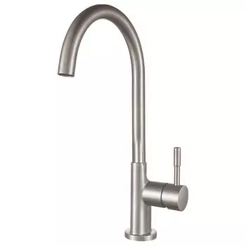 Смеситель для кухни Aquanet Steel 225488 сатин