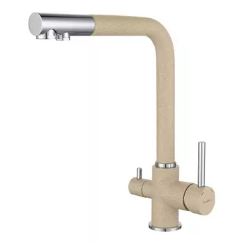 Смеситель для кухни GranFest 3611 бежевый