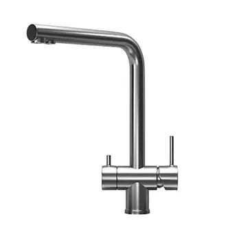 Смеситель для кухни Granula Kitchen space KS-7011 сталь сатин