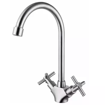 Смеситель для кухни Haiba HB49808 сталь