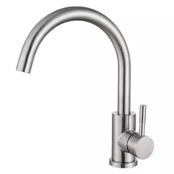 Смеситель для кухни Haiba HB72304-3 сталь