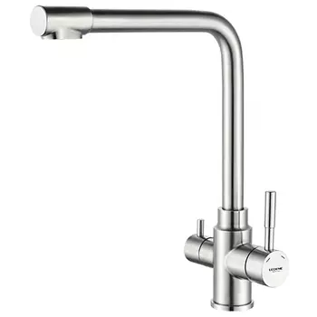 Смеситель для кухни Ledeme L4355-3 сталь