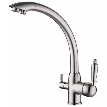 Смеситель для кухни Ledeme L4455A-3 сатин