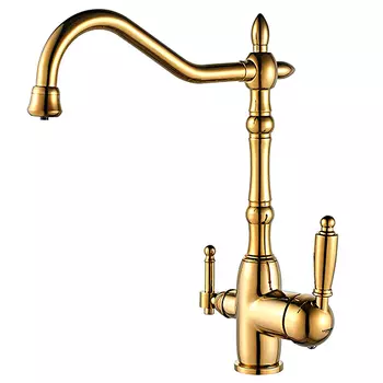 Смеситель для кухни Ledeme L4555G-3